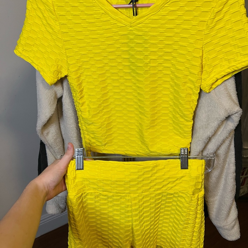 Matching Crop top and Shorts